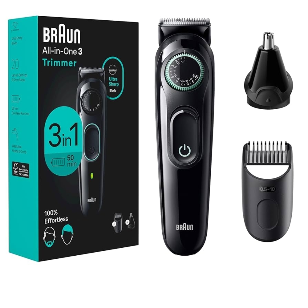 Braun All-in-One 3 Trimmer - Black #112